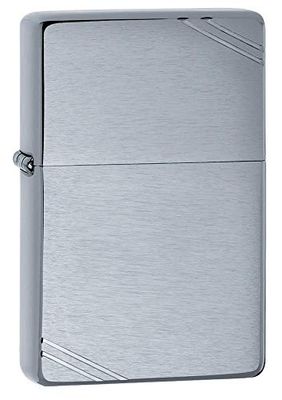 Zippo Vintage - Isqueiro, cor Brushed Chrome