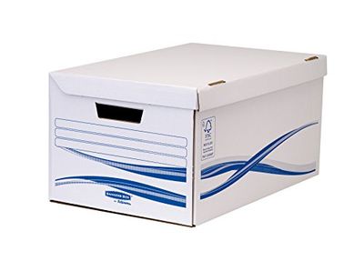 Banqueros caja de cartón básica Recipiente Azul Lote 10