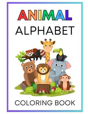 Animals Alphabet Coloring Book
