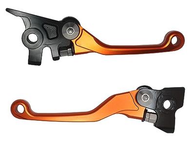 ACCOSSATO Paire de leviers orange pour Husqvarna FC 250 de 2022 à 2022 (CC 250)