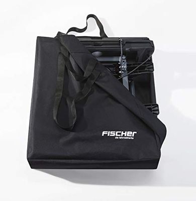 FISCHER 10279 Sac de Rangement pour Porte-vélos Unisexe, Noir, 65 x 69 x 25 cm