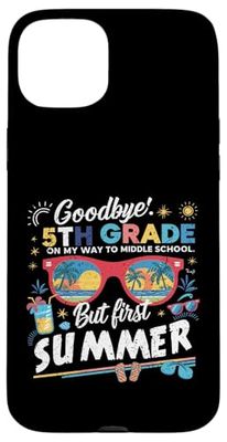 Addio laurea di quinta elementare alla scuola media Hello Summer Custodia per iPhone 15 Plus