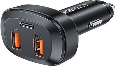 ACEFAST Autolader B9, 66W, 2x USB + USB-C (zwart)