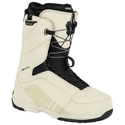 Nitro Heren Rival TLS '23 All Mountian Freeride Freestyle snelsluitsysteem boot snowboardboot, Stone, MP 26,0 // EU 40 // US 8