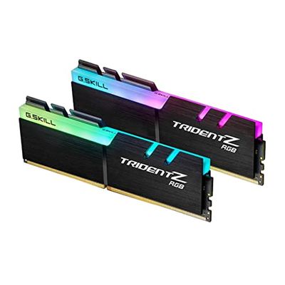 G.SKILL TridentZ RGB Series DDR4 PC4-28800 3600 MHz pour Plateforme Intel Z270 Modèle F4-3600C17D-32GTZR 32 Go (2 x 16 Go)