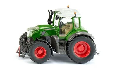 siku 3293, Fendt 728 Vario, Leksakstraktor, 1:32, Metall/plast, Grön, Avtagbar hytt, Gummidäck