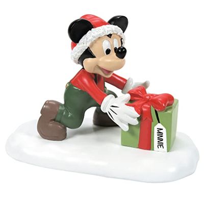 Department 56 Disney Village Myszka Miki Minnie pokocha tę figurkę, 6 cm, wielokolorowa
