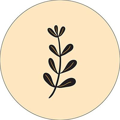 Bonateks, Okrągła podkładka pod mysz z nadrukiem cyfrowym, antypoślizgowy spód, do biura i domu, średnica: 22 cm