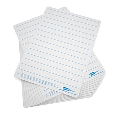show-me SRL10 super resistente foderato cancellabile a secco, formato A4 (confezione da 10)