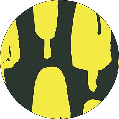 Bonateks, Runt digitalt tryckt musmatta, halkfri undersida, för kontor och hem, diameter: 22 cm