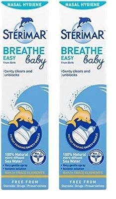 Sterimar Baby Nasal Hygiene Spray, 50ml (Pack of 2)