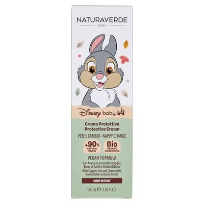 NATURAVERDE - Disney Baby Bambi skyddande blöjbyte, mjukgörande, mot irritation och rodnad, 100 ml
