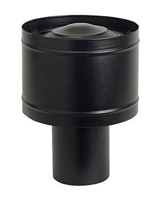alasmalto Aeternum q40400500410 terminale vidange fumées céramique, noir mat