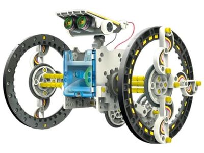 Velleman Kit de construcción educativa, Robot, energía Solar, 14 en 1