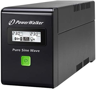 PowerWalker VI 600 SW FR Lijn Interactiviteit 600 VA 360 W 2 AC-uitgang(en)