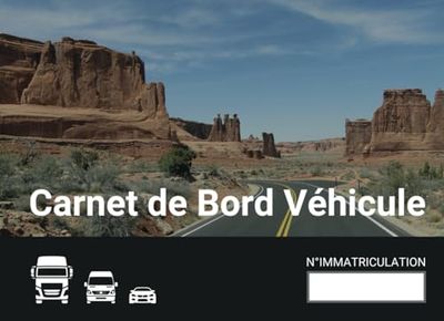 Carnet de Suivi Kilométrique & Gestion Véhiculaire - Carnet de Bord pour Entreprises et Particuliers - Réduction d'Impôts, Notes de Frais, 1000 Trajets