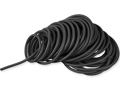 Gima 47064 Bobina Tubo Látex, 25 m x 3.5 mm, X-Resistente, Negro
