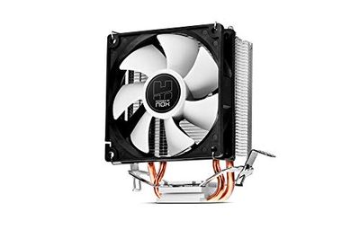 NOX XTREME PRODUCTS H-190 -NX H190- Ventola CPU 92 mm, PWM, compatibile Intel e AMD, doppio tubo di calore in rame, base in alluminio, nero
