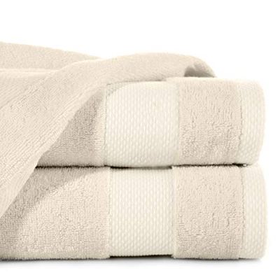 Eurofirany Hand Set Bath Sauna Towel Wash Cloth-Luxury Absorbent 100% Cotton 400g/m2 3 and 6 Pack, Beige, 50X90 cm/1 Pkg. je 6 STK