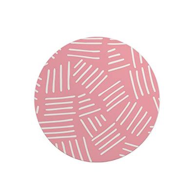 Questo Casa, Round Digital Printed Mouse Pad, Non-Slip Base, for Office and Home, Diameter:22cm