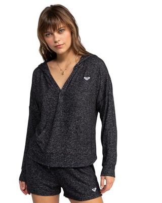 Roxy Haut en V SATURDAZE Cosy Hoodie Noir S