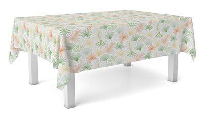 Martina Home Oilcloth Tablecloth Palm Green 250 x 140 cm