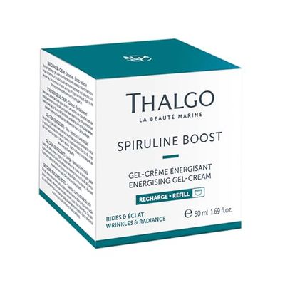 THALGO Spirulina Boost 2.0 - Crema gel vitalizzante, 50 ml, leviga la pelle e migliora la luminosità