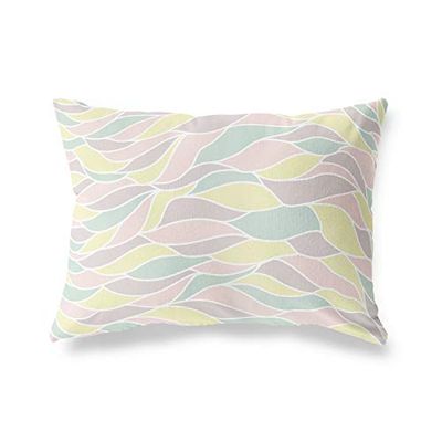 BonaMaison Fundas para Cojínes, Patrón Aleatorio Funda de Almohada para Sofá Coche Silla Oficina Cama Decorativa Moderna Decoración del Hogar, 35x50 Cm - Diseñado y Fabricado en Turquía