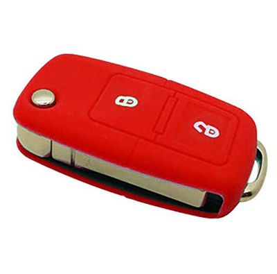 forkey 790010R - Funda para Llave de 2 Botones, Color Rojo