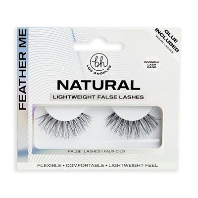 BH Los Angeles Natural Lashes, Added Length & Volume, Natural Look & Feel, Feather Me