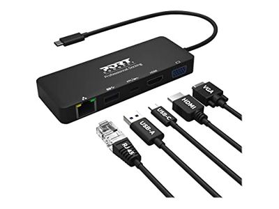 Port Connect Station d'accueil 4k USB-c 85w pour 4 périphériques Noire