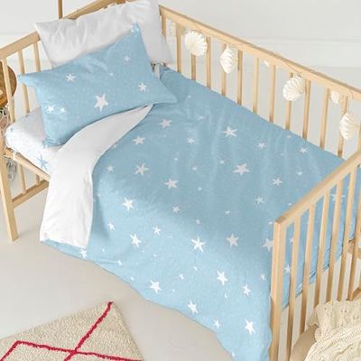 Little star Juego nórdico 2 piezas 115x145 cm (Maxicuna) Azul