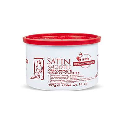 Satin Smooth Vitamina E Cera Depilatoria con ciliegie