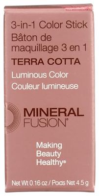 Mineral Fusion 3-In-1 Color Stick - Terra Cotta for Women 0.16 oz Makeup