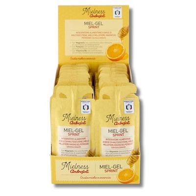 Espositore di 30 Miel-gel Sprint Gusto Arancia