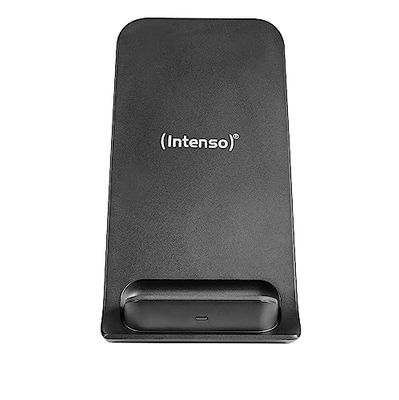 Intenso BS13 Draadloze oplader, 3-in-1, inductief 3-in-1 laadstation met standaard voor telefoon, hoofdtelefoon en horloge