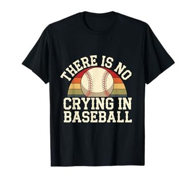 Non c"è pianto nel baseball citazioni divertenti sul baseball Maglietta