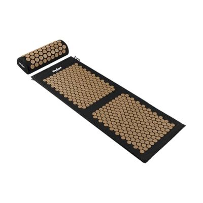 Rebel Electro Mata Zdrowotna z Kolcami do Akupresury z Poduszką 130x50cm XXL Złote Kolce RBA-6003-GL