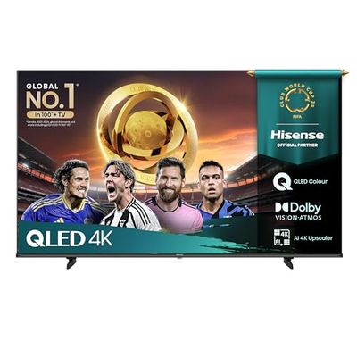 Hisense TV 85" QLED 4K 2025 85E78Q, Smart TV VIDAA U8, Dolby Vision, HDR 10+, Game Mode Plus, Dolby Atmos, Alexa Built-in, VIDAA Voice, Tuner DVB-T2/S2 HEVC 10, lativù 4K, 85'', 2025 QLED 60Hz