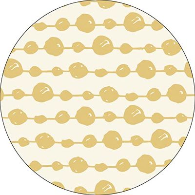 Bonateks, Ronde digitaal bedrukte muismat, antislip onderkant, voor kantoor en thuis, diameter: 22 cm
