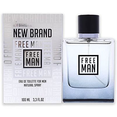 Free Man by New Brand for Men - 3.3 oz EDT Spray