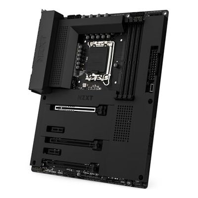 NZXT N7 Z790 Motherboard - N7-Z79XT-W1 - Intel Z790 chipset (Support 12th, 13th, 14th Gen CPUs) - ATX Gaming Motherboard - Integrated I/O Shield - WiFi 6E connectivity - Bluetooth - Negro