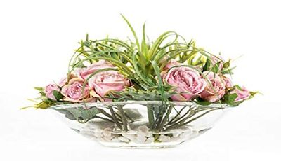 DRW Watermix, solide en polyester bloemen, violet, 30 cm
