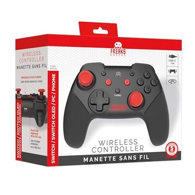 Röd trådlös handkontroll SWITCHMANETTE Switch