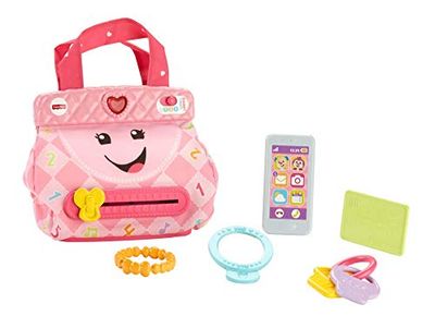 Fisher-Price Fisher-Price-900 FPR50 Juguete de rol Laugh and Learn My Smart Purse, Multicolor, 11 x 13 x 6 Centimeters