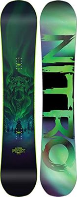 Nitro Snowboards Heren Beast BRD '23, Freestyle, Twin, Trüe Camber, Park, Mid-Wide