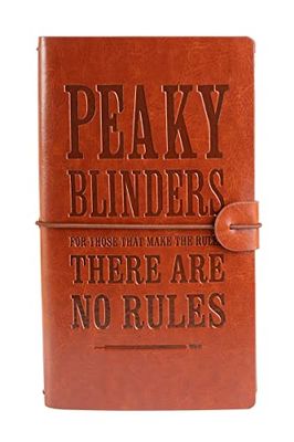 Grupo Erik - Ensemble Carnet de Voyage Peaky Blinders, Carnet de Notes 2 en 1, Notebook Simili Cuir