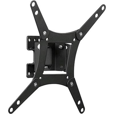 Vivanco WM 3220 beweegbare wandhouder voor beeldschermdiagonaal (VESA 200x200, 20kg, 10 graden kantelbaar/90 graden draaibaar) zwart 25-81 cm (10-32 inch), bis 15 kg zwart