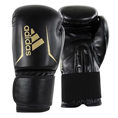 adidas Bokshandschoenen Speed 50, volwassenen, bokshandschoenen 350 ml, punchinghandschoenen comfortabel en duurzaam, zwart