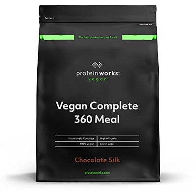 Pasto Completo 360 - Pasto Completo Equilibrato - 100% Vegano - Pasto Rapido e Conveniente - THE PROTEIN WORKS - Doppio Cioccolato al Latte - 1kg